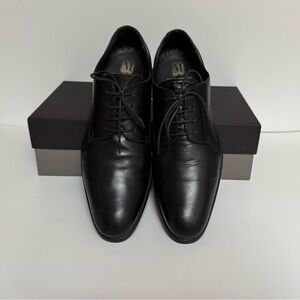 Bruno Magli Men’s Salerno Lace Up Black Leather Shoes Size 9
